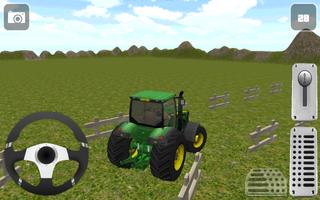 Tractor Parking 3D Affiche