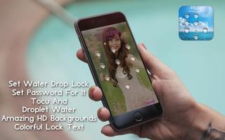 Water Drop Lock Screen :Bubble স্ক্রিনশট 2