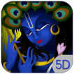 5D Lord Krishna Live Wallpaper