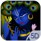 5D Lord Krishna Live Wallpaper-icoon