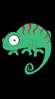 Colorful Chameleon Cartaz
