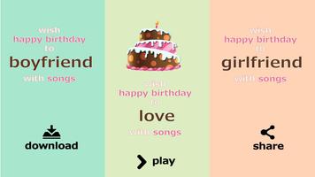 Happy Birthday Songs Offline Affiche