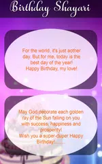 Descargar APK de Deseos de cumpleaños y Shayari