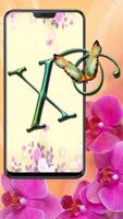 letters wallpaper hd (flower) poster