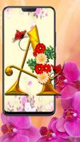 letters wallpaper hd (flower) screenshot 1