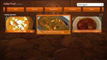 Indian food for Google Tv ảnh chụp màn hình 2