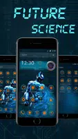 Tema Futuro do Robô da Ciência imagem de tela 5