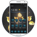 Gold Future Rose Tech Theme APK