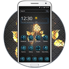 Gold Future Rose Tech Theme icono