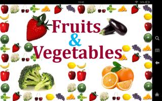 Fruits & Vegetables for Kids Affiche