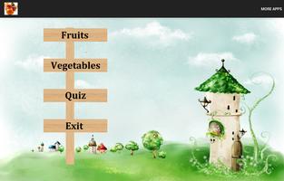 Fruits & Vegetables for Kids capture d'écran 1