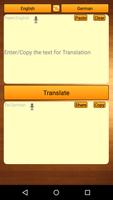 English German Translator Free الملصق