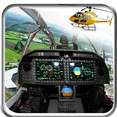 Helicopter driving simulator