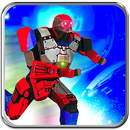 Laser Run Police Robot Car Transform APK