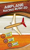 Airplane Racing Rush 2D постер