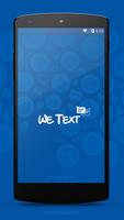 WeText الملصق