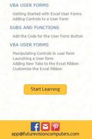 برنامه‌نما Learn Offline Macros Excel VBA عکس از صفحه