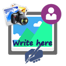 Write Name,Stamps over Photos APK