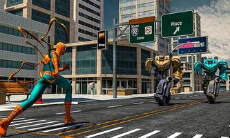 Auto Spider: Police Robot Battle Affiche