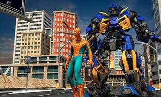 Auto Spider: Police Robot Battle स्क्रीनशॉट 2