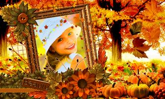 Autumn Photo Frames Poster