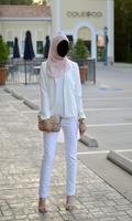Hijab Jeans Styles Affiche