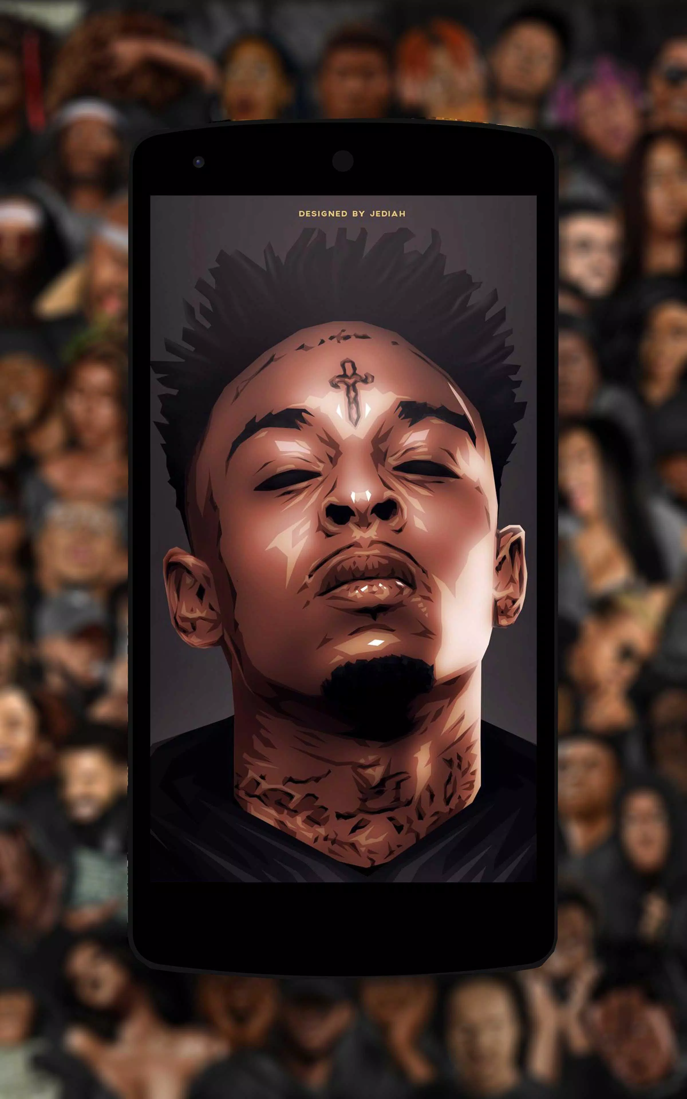 21 Savage Wallpaper Phone Discover more 21 Savage, Hip Hop, Music