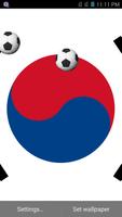Corea del fútbol Wallpaper Poster