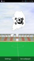 Korea Football Wallpaper تصوير الشاشة 2