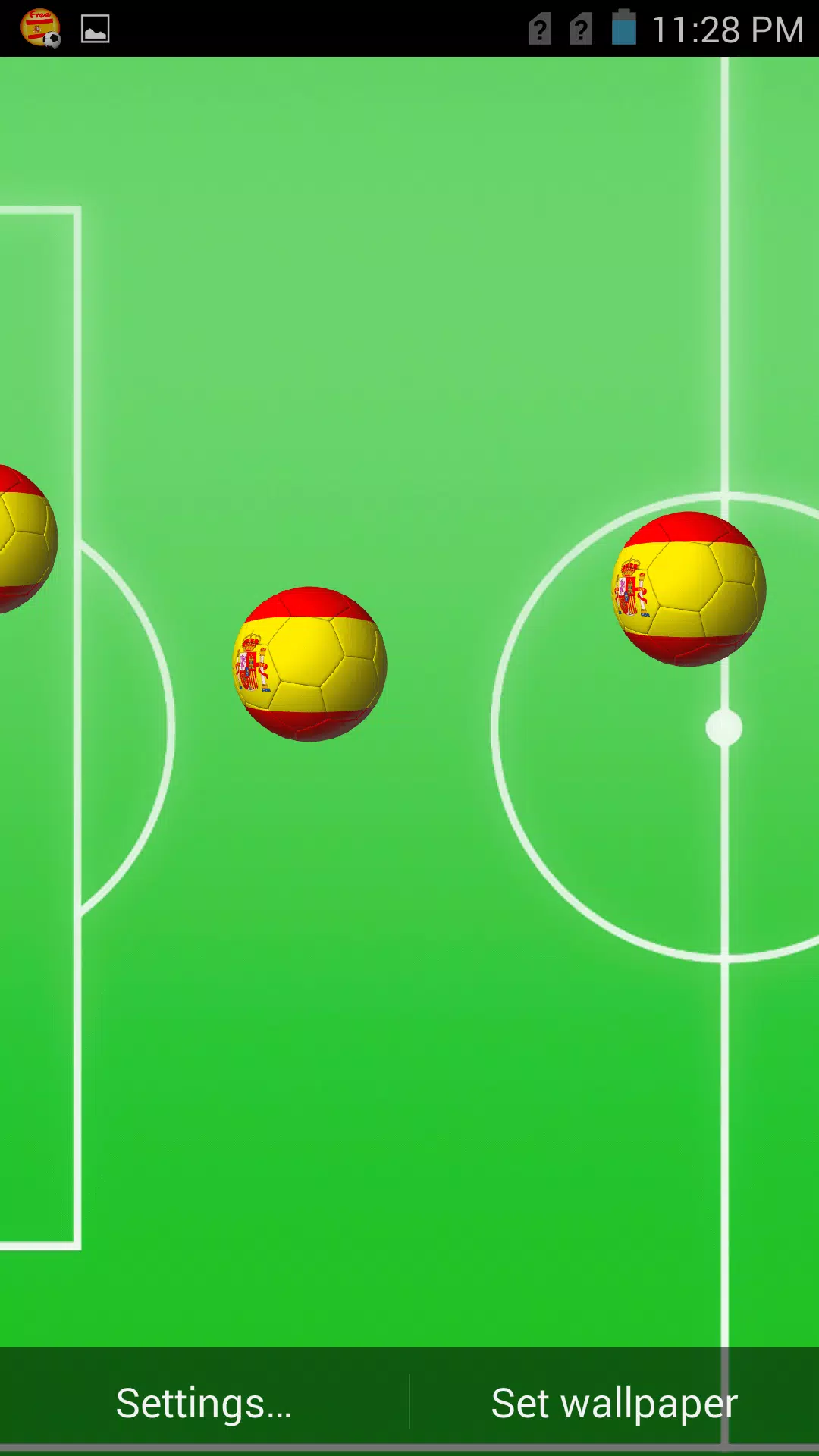 Soccer para Android baixar grátis. O papel de parede animado Futebol de  Android.