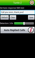 Turtle Z - auto SMS reply captura de pantalla 1