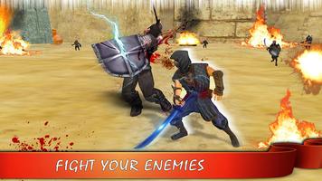 Ninja Gladiator Fighting Arena پوسٹر