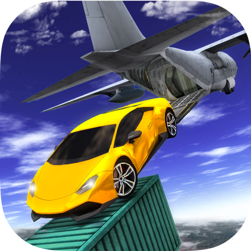 Skydiving Car Racer-Impossible Car Stunts Games 3D