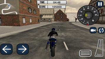 Snow Bike Rider City Madness capture d'écran 2