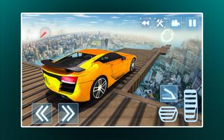 Tracks Rooftop Stunt Car GT Racing game-Impossible ảnh chụp màn hình 3