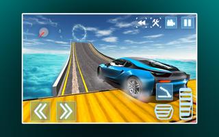 Tracks Rooftop Stunt Car GT Racing game-Impossible ảnh chụp màn hình 2