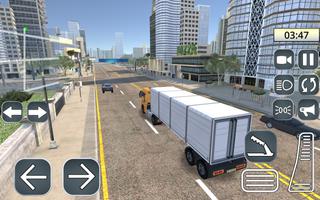 Cargo Truck Driver-Oil Tanker پوسٹر