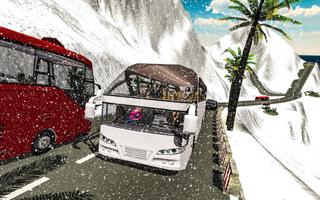 Snow Bus Driving Simulator 3D poster
