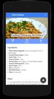 Dinner Recipes Offline capture d'écran 3