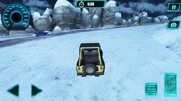 Jeep simulateur 4x4 hors route nouvelle neige capture d'écran 2