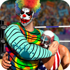 Clown Tag Équipe de lutte Wrestling Rev Champnship icône
