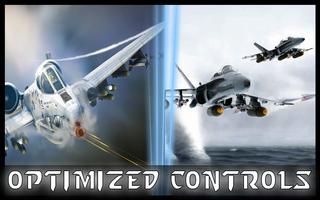 Fly F18 Jet Fighter Airplane 3D Free Game Attack Affiche