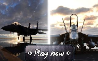 Fly F18 Jet Fighter Airplane 3D Free Game Attack captura de pantalla 1