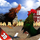 Angry Rooster Fighting Hero: Farm Chicken Battle ikon