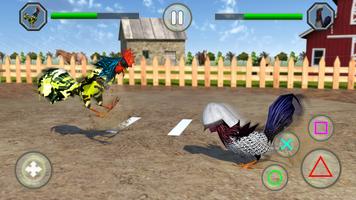 Angry Rooster Fighting Hero: Farm Chicken Battle Affiche