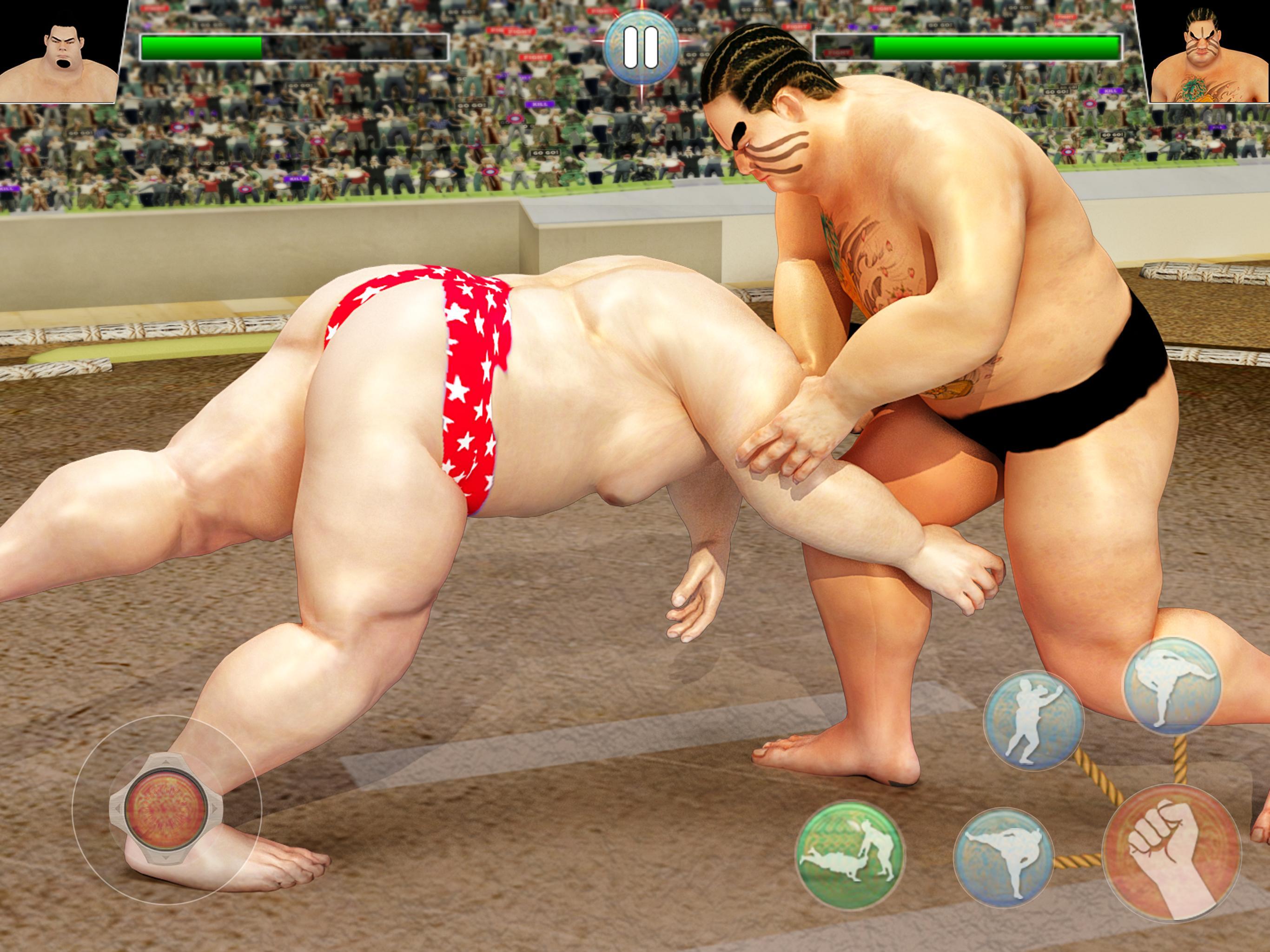 Sumo Wrestling Fighting: Real Sumo Fight 2018 capture d'écran 7.