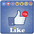 Like app for facebook أيقونة