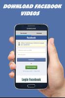 FaceDow : Video Playing & Downloader For Facebook โปสเตอร์