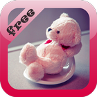 Pink Teddy Live Wallpaper Free icône