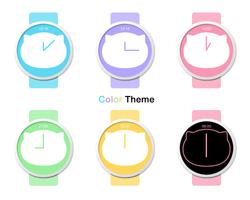 Meo Watch Face syot layar 2